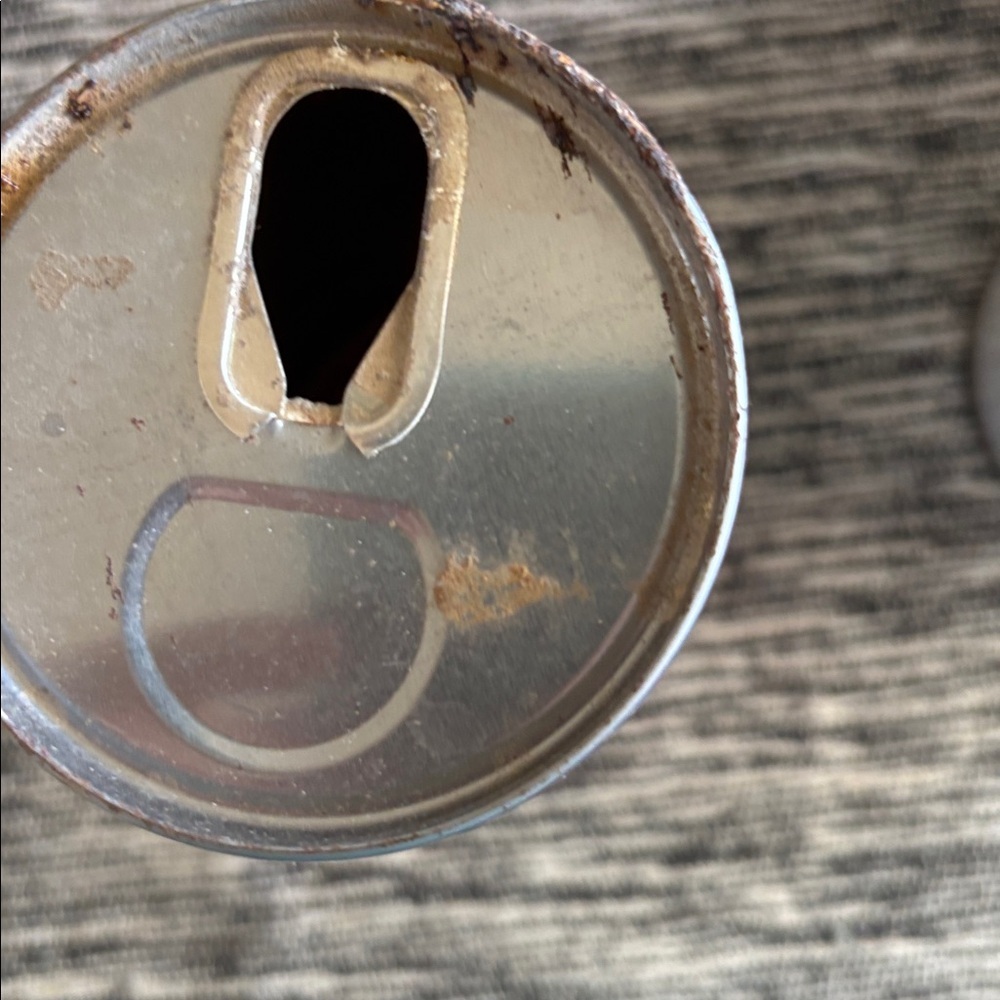 Vintage Soda Can Flat Top Steel 12oz Rusted Patina - Picture 9 of 10